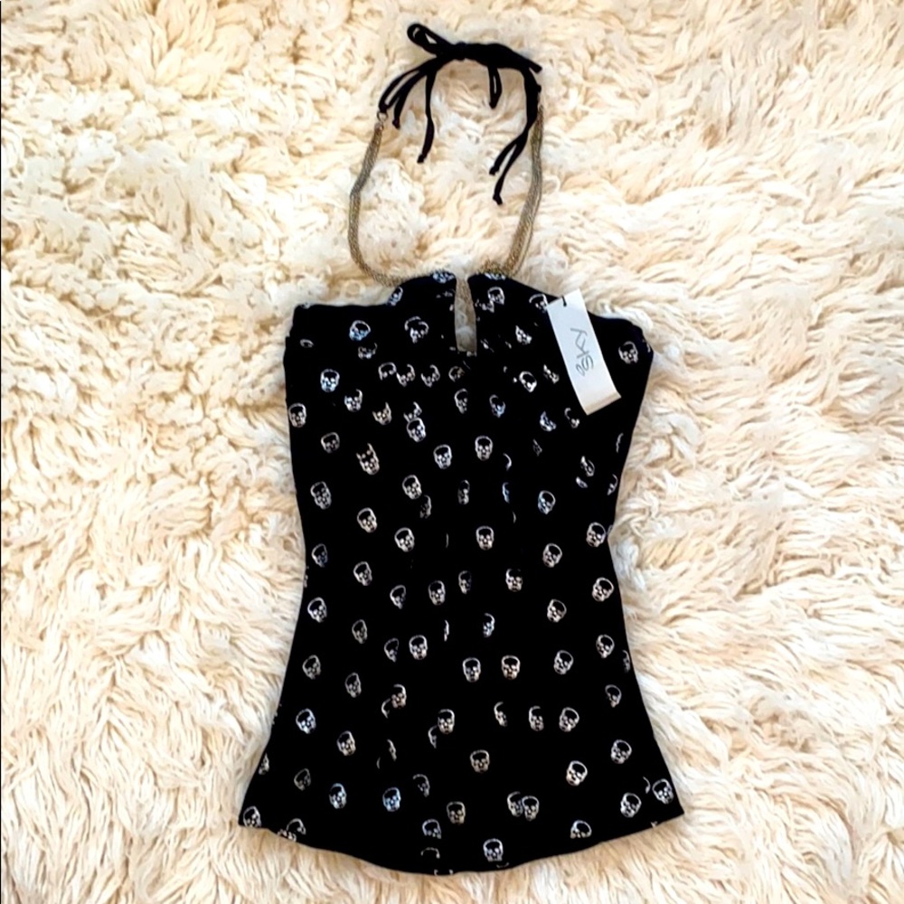 NWT Sky Skull Tank